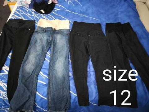 Maternity clothes size 12