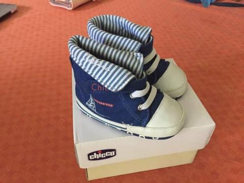 Chicco Baby High Top Trainers/shoes - first walkers