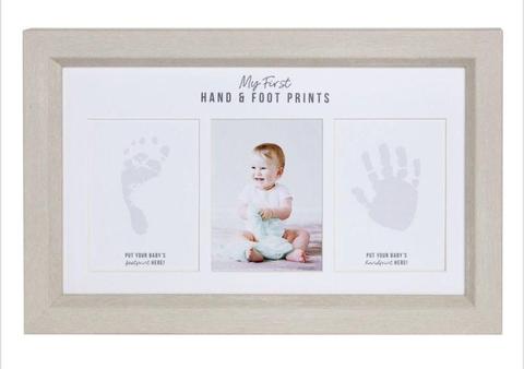 Splosh My First Hand & Foot Baby Print Frame Gift NEW