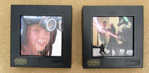 STAR WARS SLIVERS PUZZLES- 2 SEPARATE DOUBLE PUZZLES