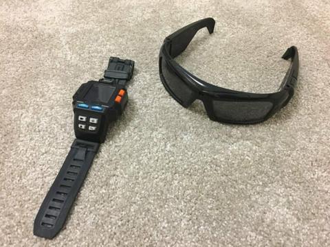 SPYNET Camera Glasses and Spy Watch with night vision camera