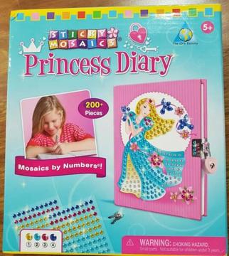 Princess Diary, Sticky Mosaic - Great Holiday Boredom Buster