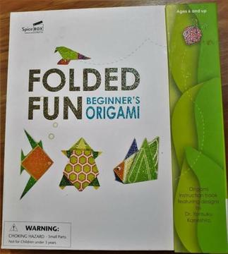 Beginner's Origami Kit - Folded Fun - Boredom Buster