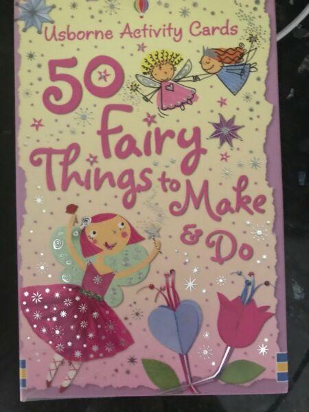 50 Fairy Things to Make and Do - Usborne Activity Cards