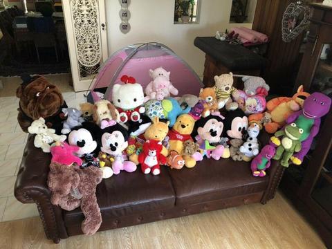 Soft toys collection