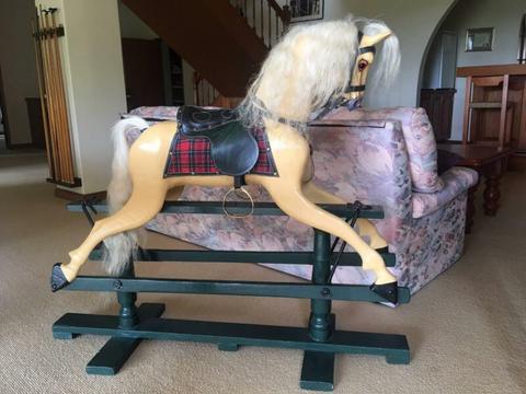 Wooden Rocking Horse ( FREE DELIVERY [sydney metro])