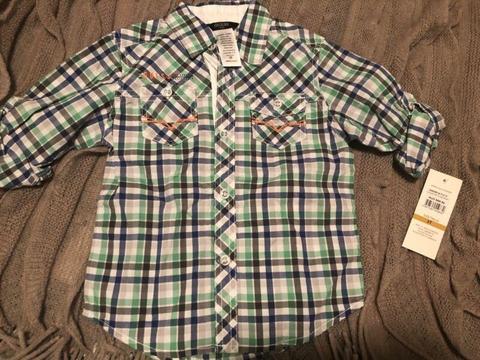 Genuine brand new kids size 3 and 4 GUESS Shirt with tags