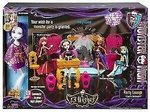 Monster High 13 Wishes Doll & Party Lounge MP3 Player