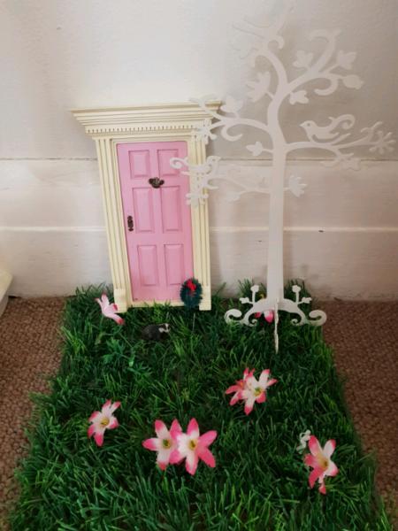 Fairy door and garden