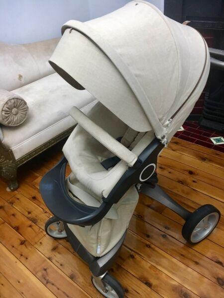 Stokke Xplory V3 Stroller Beige Melange