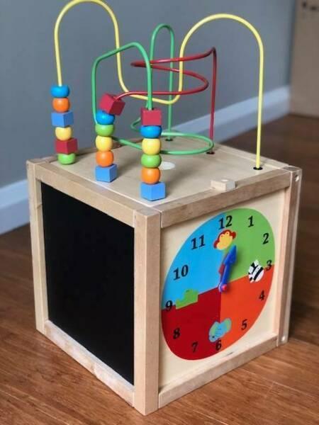 Wooden Activity Cube - Early Learning Centre, Mothercare