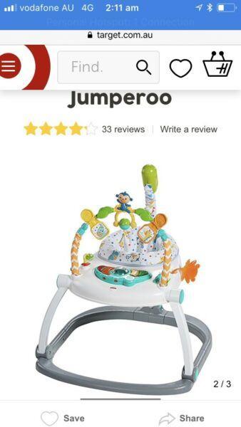 Brand new fisher Price Spacesaver Jumperoo pick up at Chatswood