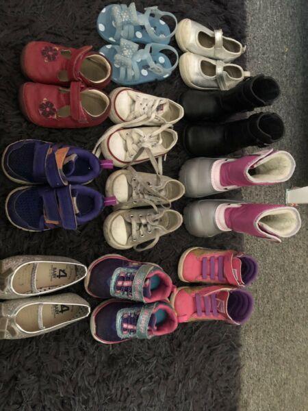 Size 4 and 5 toddler girls shoes
