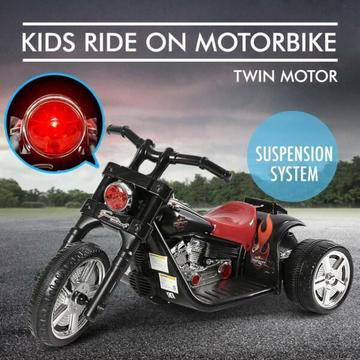 Kids Ride-On Motorbike Harley Style Motorcycle Battery Electric