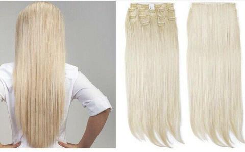 Blond hair extension - used one time for a costume party