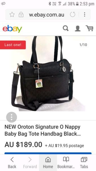 Oroton Nappy Bag