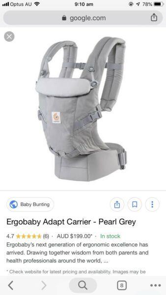 ErgoBaby Adapt carrier