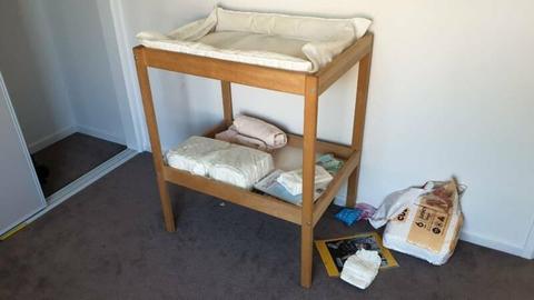 Ikea Baby Change Table and Cushioning Pad