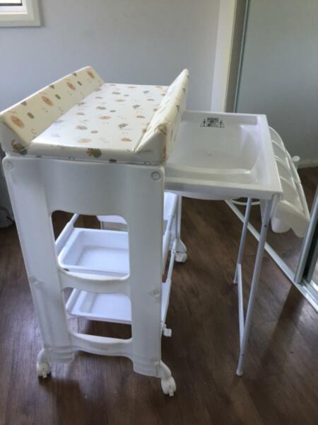 Childcare Baby change table and bath