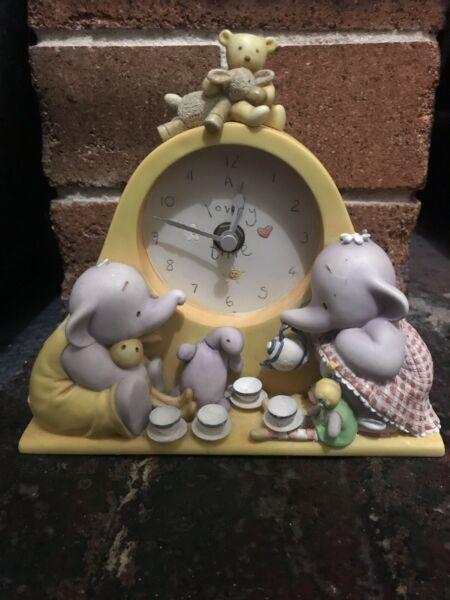 Adorable nursery clock