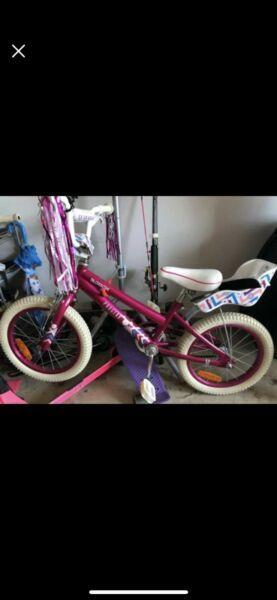 Girls 16cm bike, like new