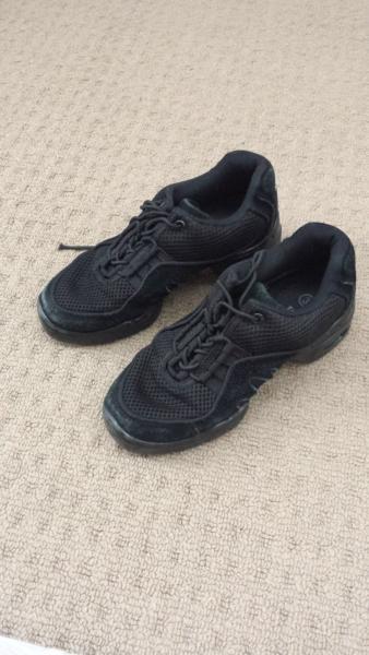 Black Dance Shoes ~ size 3