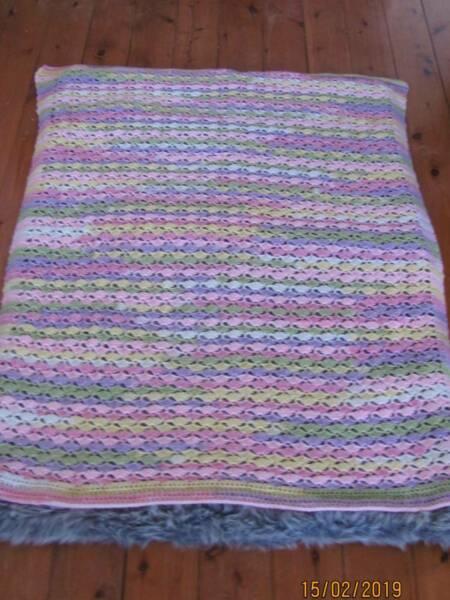 Brand New Hand Crochet, Baby Blanket 