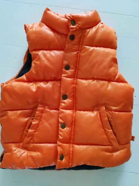 Orange Baby Gap Puffer Vest. Very warm