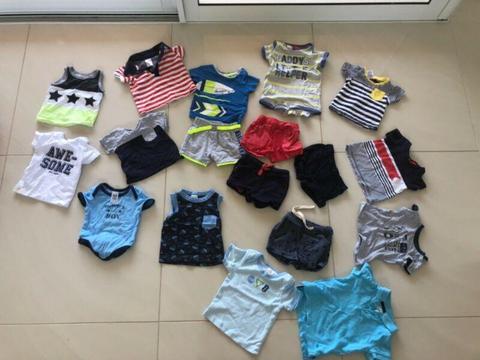 Assorted Boys Size 000 Summer Clothing - Over 20 pieces