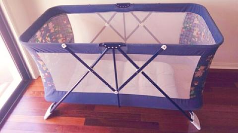 big baby cot or playpen for use for home & away, sleep & play