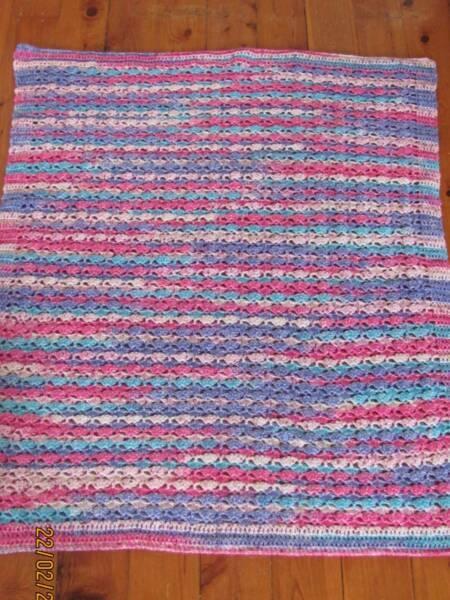 Brand New Hand Crochet Baby Blanket
