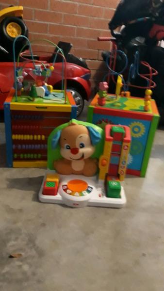 Activity cube x 2, Fisher price toy