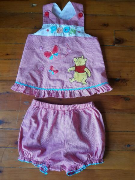 Pooh dress size 1 baby girl dress