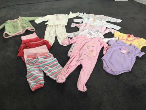 3-12 months bundle girls clothes items