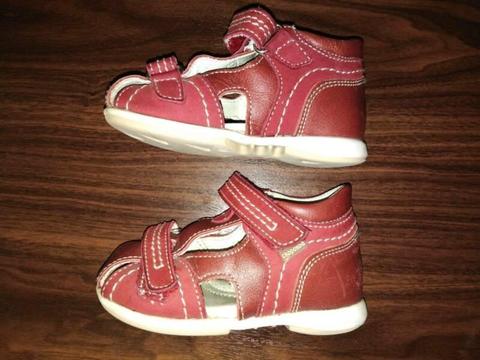 Toddler Leather Orthopaedic Sandals Size 5
