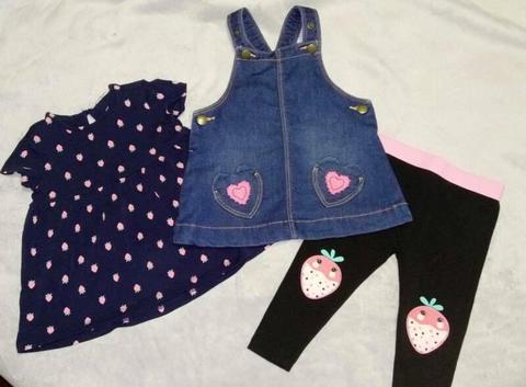 Strawberry outfit - suits 6-12 month old