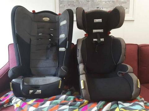2 Infa-Secure car booster seats