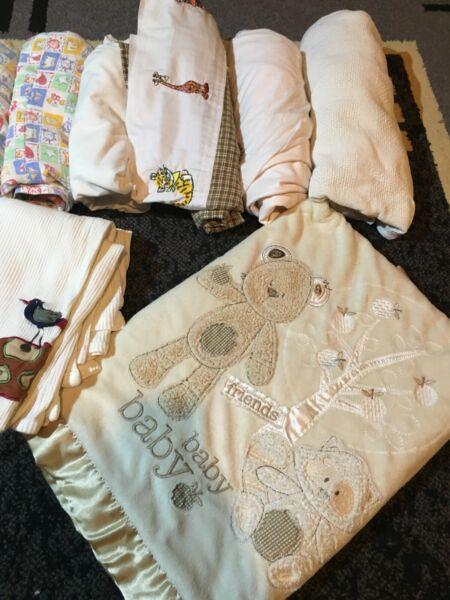 Baby Boys Cot Sheets, Wraps & Blankets
