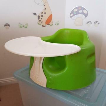 Bumbo seat with tray