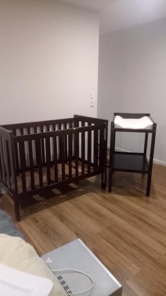 Cot and change table set