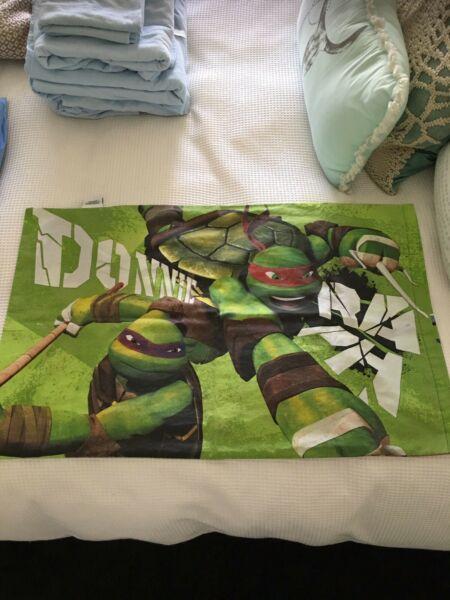 Ninja turtles pillowcase