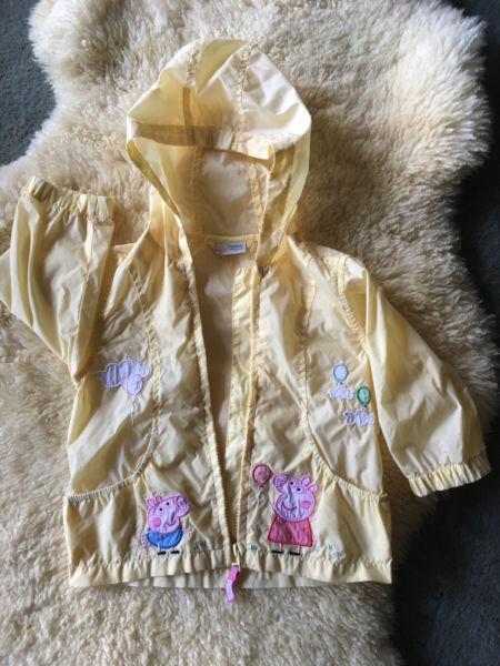 Girls Peppa pig light jacket