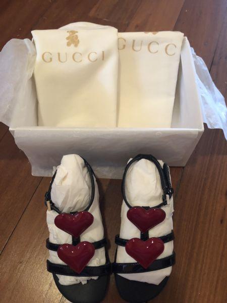 Authentic girls Gucci sandals