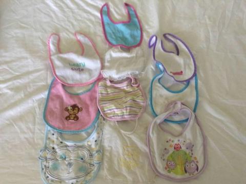 Bibs for small baby x 10
