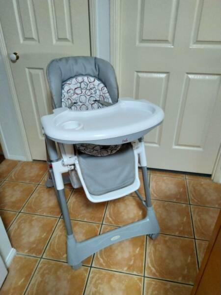 Steelcraft High Chair with WHEELS