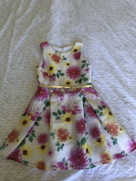 Girls Party Dresses - As New - Size 8