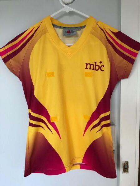 Moreton Bay College Inter-school sport shirt - Girls size 12
