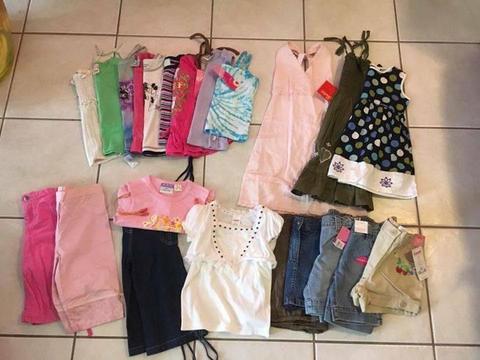 Girls size 3 summer clothes - some new with tags