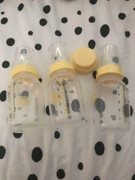 Medela bottles and newborn teats