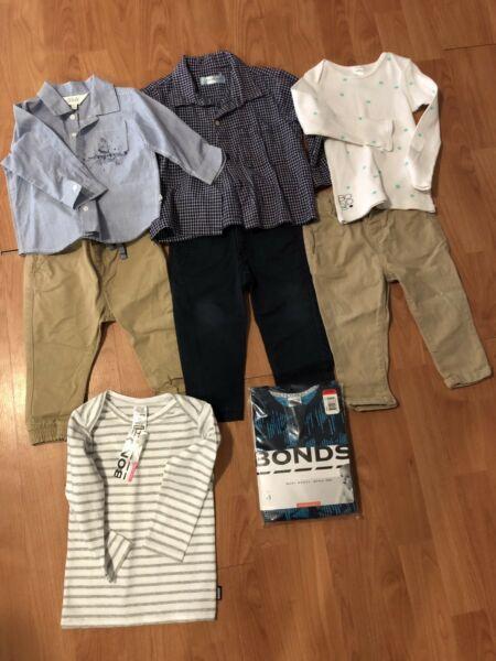 Boys size 12-18 months clothing bundle